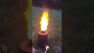 Waste oil burner start up and demonstration