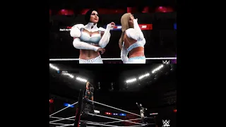 WWE 2K20 PAYBACK WOMEN´S TAG TEAM CHAMPIONSHIPS THE IICONICS VS AJ LEE AND PAIGE