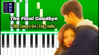 20th Century Girl - The Final Goodbye - End Credits - Piano Tutorial