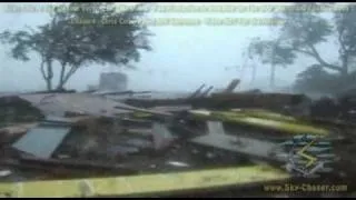 Hurricane Katrina Devastating Landfall In MS (Aug 29, 2005)