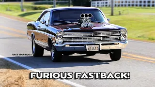 FURIOUS FASTBACK! BLOWN '67 FORD GALAXIE 500! 302CI SBF! 500 MILE DRAG WEEKEND! BYRON!