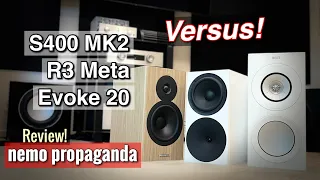 Versus Battle! Dynaudio Evoke 20 vs Buchardt S400 MK2 vs KEF R3 Meta!