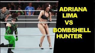 GLOW 1985 Adriana Lima vs Bombshell Hunter - Mixed Match