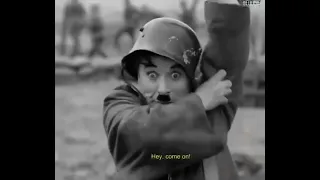 The Charlie Chaplin.  --- The battlefield. --- Full scene. 😄😄 #comedy #viral