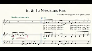 Et Si Tu N'existais Pas for piano