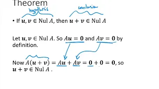 Linear Algebra - Lecture 29 - Null Space of a Matrix