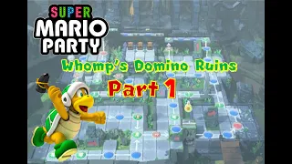 Let's Play Super Mario Party - Whomp's Domino Ruins - Part 1