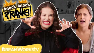 Vampire Babysitter PRANK | KNOCK KNOCK PRANKS