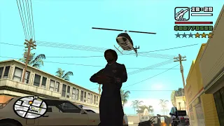 4 Star Wanted Level - Nines and AK's - GTA San Andreas - from the FPV Starter Save - Sweet mission 4