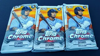 FIRST LOOK! Ripping 2022 Topps Chrome Baseball Hobby Jumbo Packs!