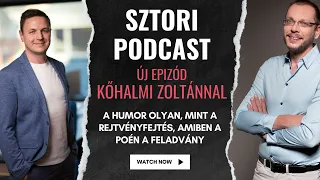 A humor rejtvényfejtés, a poén a feladvány - Kőhalmi Zoltán
