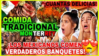 COMIDA CALLEJERA MONTERREY🇲🇽 2023 reaction ¡Este PAÍS es BENDECIDO en la ALIMENTACIÓN😫! #Mexico