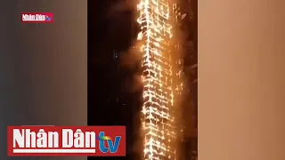 Cháy lớn ở chung cư 33 tầng Hàn Quốc