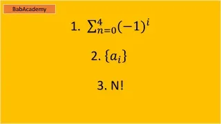 sequence series factorial sigma-notation PART 2