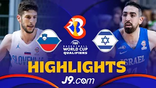 🇸🇮 Slovenia vs 🇮🇱 Israel | J9 Basketball Highlights - #FIBAWC 2023 Qualifiers