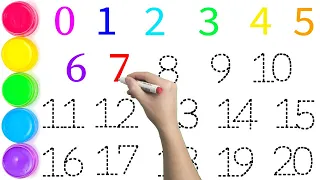 1234567890 | 123 for Kids | counting numbers 1 to 20 for kids | Write Numbers | Read Numbers.