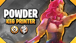 POWDER KEG Printing with SERAPHINE FIZZ! | Legends of Runeterra