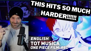 Metal Vocalist - One Piece Film: RED - "Tot Musica" | ENGLISH Ver | AmaLee FIRST TIME REACTION