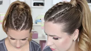 Dutch Lace Braid Combo Hairstyle | deutsch | LilixyMee