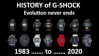 HISTORY of G SHOCK Evolution never ends