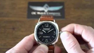 How To Set The Time Panerai Radiomir PAM183 Manual Wind Watch