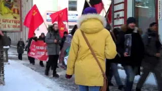 Шествие памяти Маркелова и Бабуровой в Иркутске