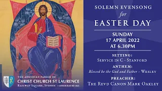 Easter Day - Solemn Evensong (Sunday 17 April, 6.30pm)