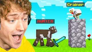 ANIMAL HUNTER VS SPEEDRUNNER In Minecraft!