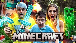 MINECRAFT en LA VIDA REAL!! Capítulo -1