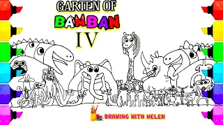 Garten of Banban 4 Coloring pages / All NEW Bosses + ENDING (Chapter 7) / Warriyo - Mortals [NCS]
