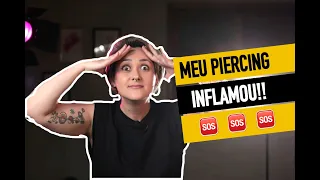 PIERCING INFLAMADO! O que fazer? | GISELLE IZZO | VIPER TATTOO