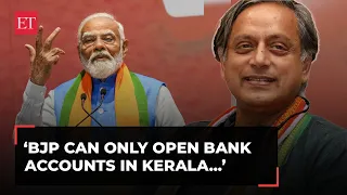 BJP can only open bank accounts in Kerala, they cannot...: Shashi Tharoor