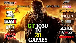 GT 1030 Test In 20 New Games!  #gt1030