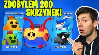 ZDOBYŁEM 200 DARMOWYCH SKRZYNEK W BRAWL STARS! *Co Trafiłem- Polowanie Na Legende!* Jeż Tritsus