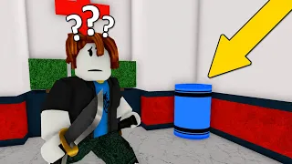 HIDING as TRASH CAN in Murder Mystery 2!