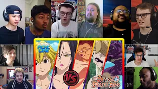 Seven Deadly Sins Vs. Ten Commandments (Part 5/5) Reactions Mashup | Anime Fight Club