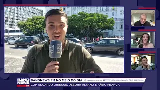 No clima de show no Rio, repórter da BandNews FM canta hit de Madonna ao vivo