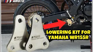 LOWERING KIT/LINK FOR YAMAHA WR155R | HOW TO LOWER YOUR YAMAHA WR 155 R