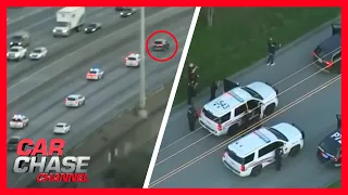 FULL CHASE: 15-year-old boy steals mom's car, leads police on high-speed chase | Car Chase Channel