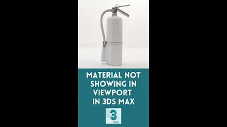 3DS Max Material Not Showing In Viewport - How To Fix? | Ahsaan Rehman |