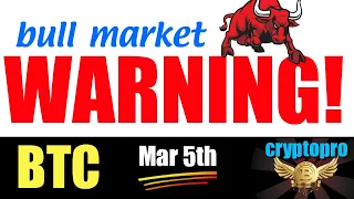 Bull Market WARNING! You BETTER Be Aware Of This! 😳💥🚩🚩🚩🚩