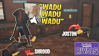 WADU Disrespects Shroud & Just9n for $80,000! [Twitch Rivals PUBG NA Highlights Moments]