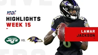 Lamar Jackson Clinches AFC North w/ Record-Breaking Performance | NFL 2019 Highlights
