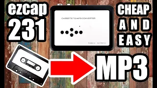 ezCap 231 | Cheap Cassette Tape to MP3 | Unboxing, Preparation, Testing, Audacity Editing & Review