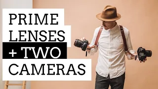 How to Photograph a Wedding - PRIME LENSES + TWO CAMERAS