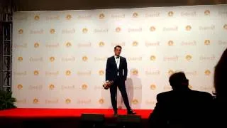 Back stage at Emmy Awards 2014: Ty Burrell ("Modern Family")