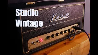 Marshall Studio Vintage 20 Head Review (A SMALL PLEXI)