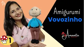 ∙∘○ amigurumi ○∘∙ Vovô sem costura » 1/3