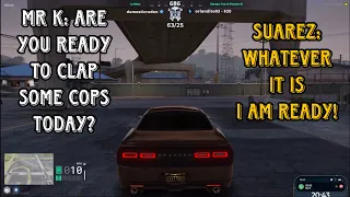 Mr. K Finds Out Suarez Left The PD & Invites Him To Join The May One Event | Nopixel 4.0