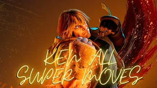 STREET FIGHTER 6 - KEN ALL SUPER AND CRITICAL MOVES!!!